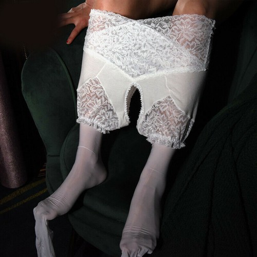 Damen transparent schritt - transparent,