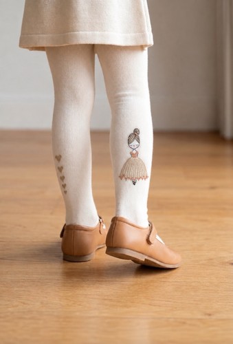 Strumpfhose kinder cremeweiß - strumpfhose,