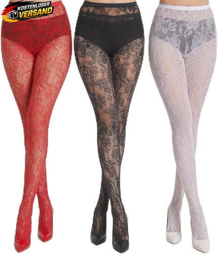 Paar spitzen strumpfhose 3 - paar,
