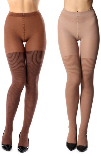 2er pack damen strumpfhose aus - 2er,